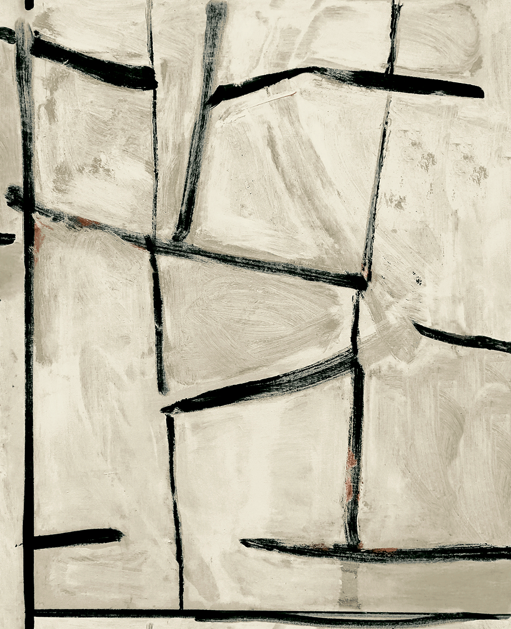 Ocean Squares Raffia Coal