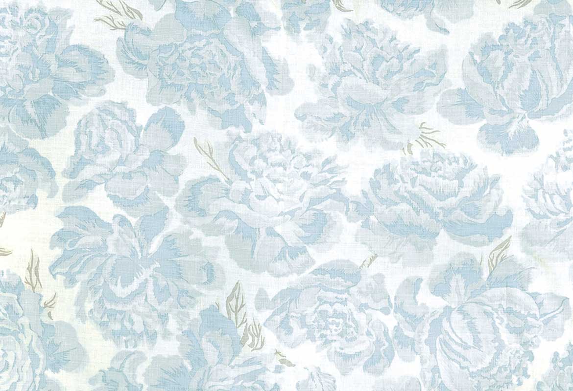 Peonies Pale Blue