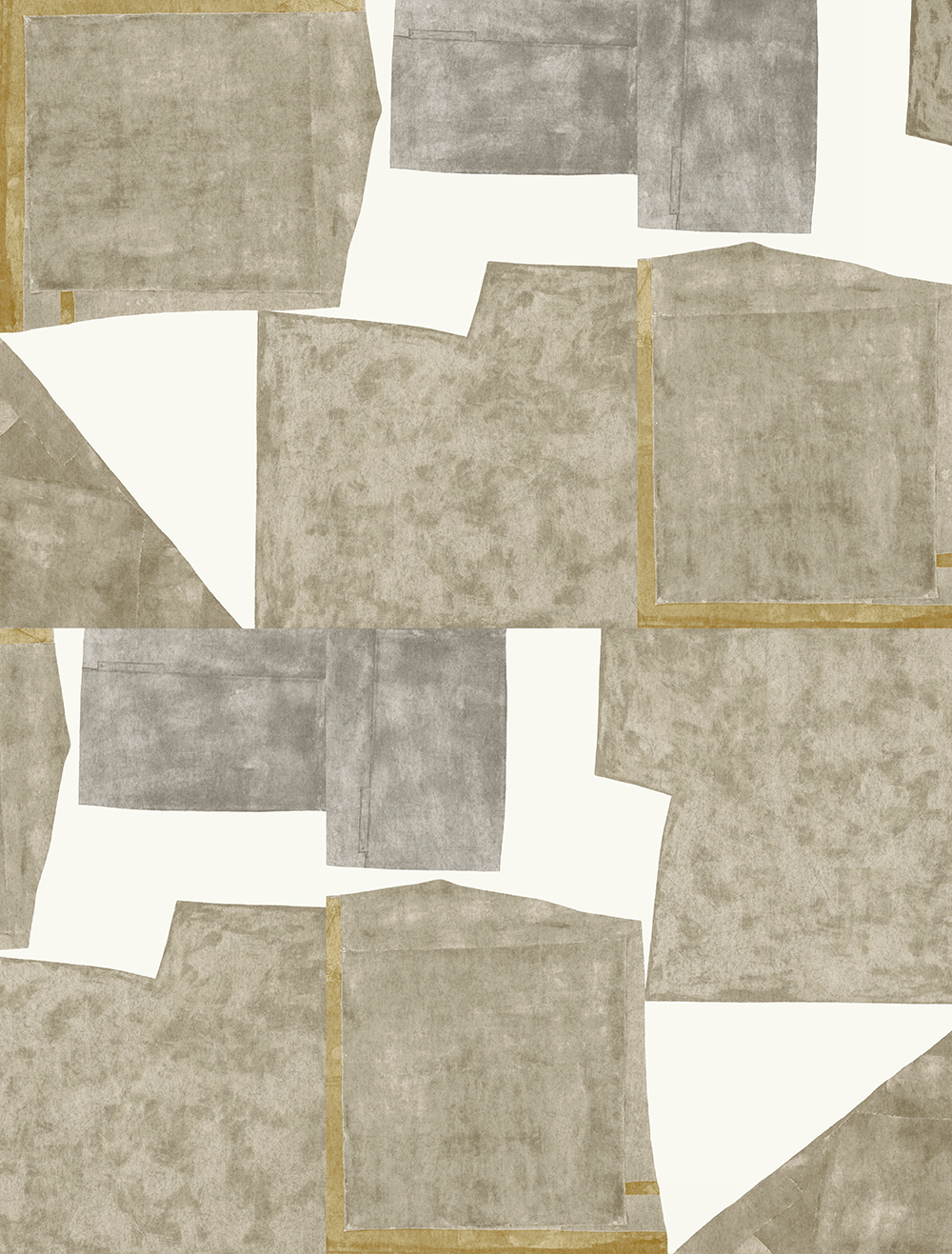 Sea Collage Raffia Slate