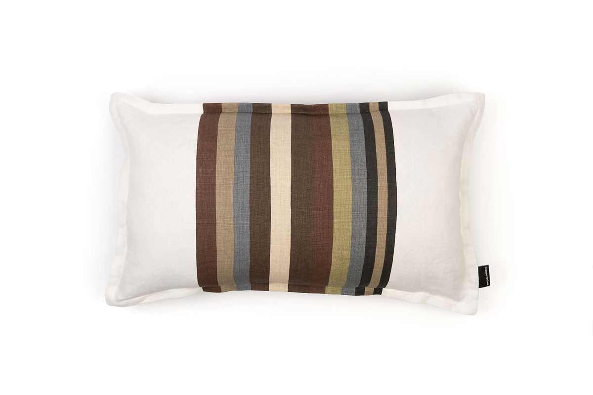 Vertical Chocolate Cushion