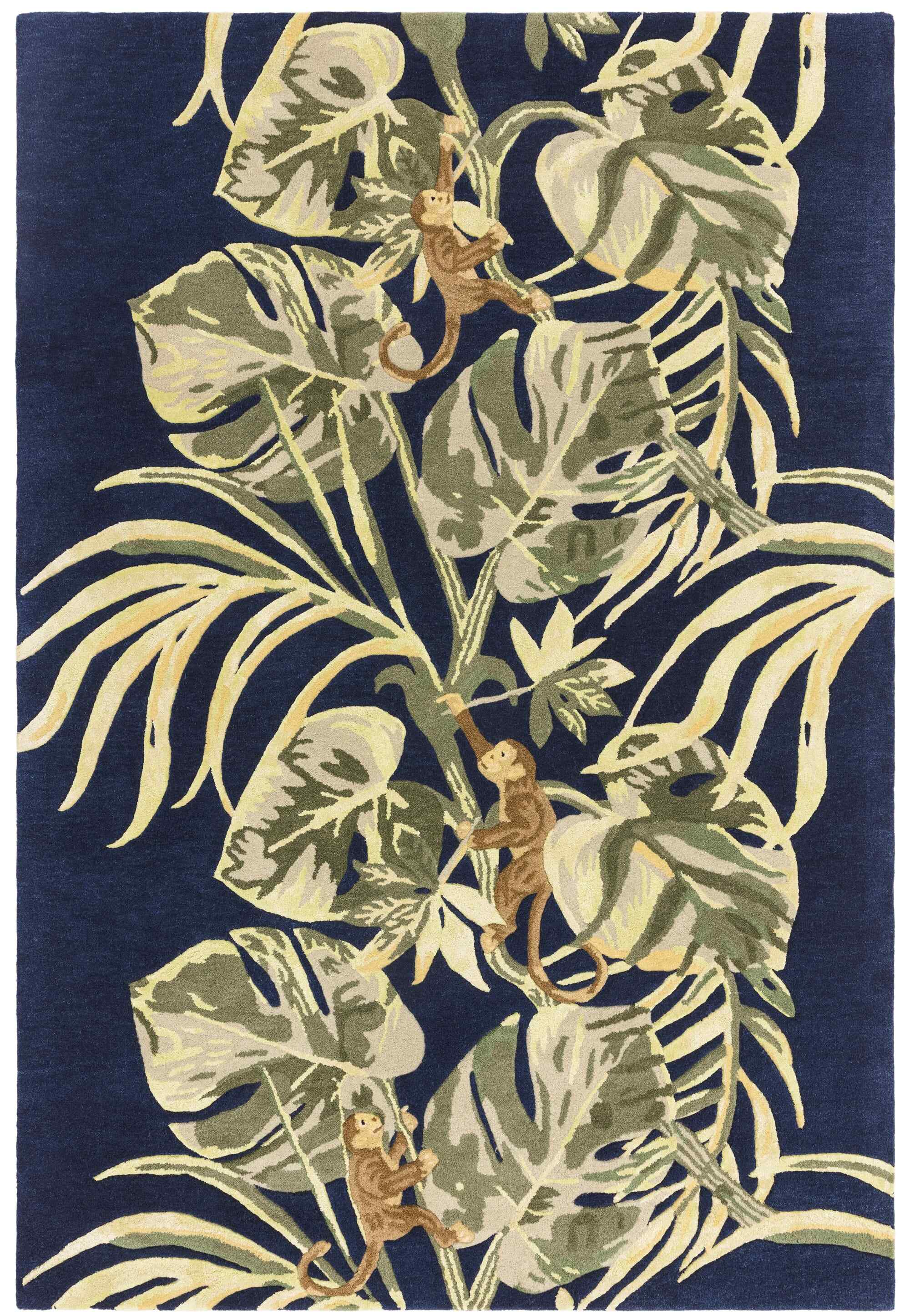 Monkey Business Indigo Rug