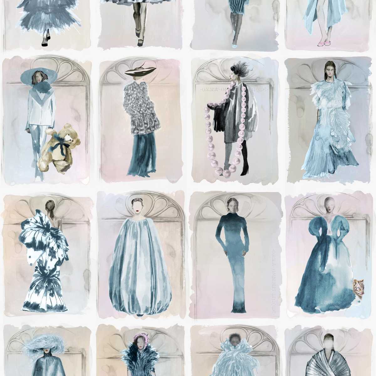Couture Carousel with Windows 175-2010M