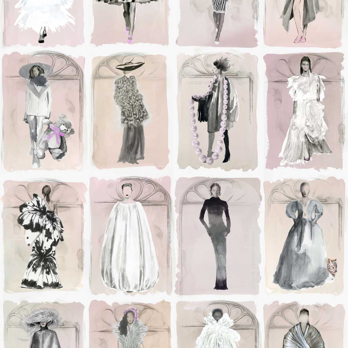 Couture Carousel with Windows 175-2012M