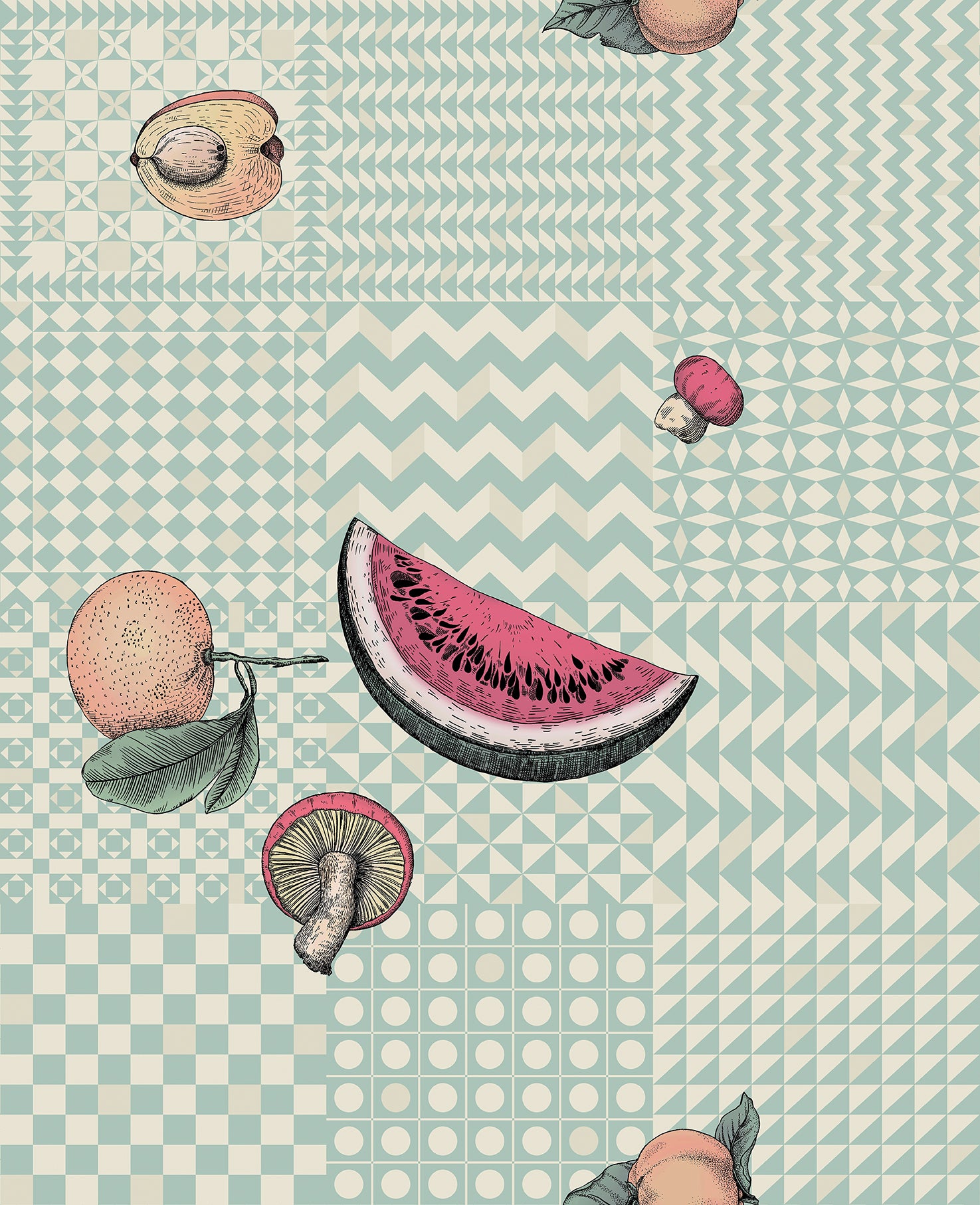 Frutta e Geometrico 123-6029
