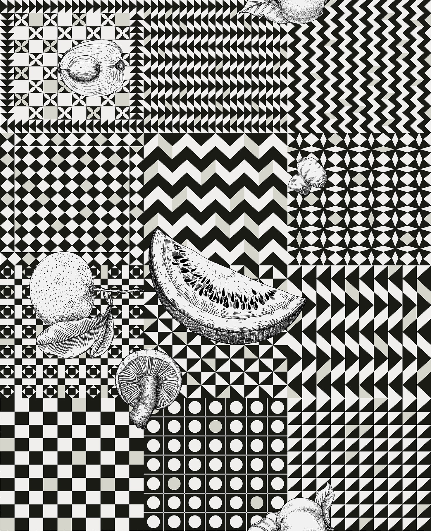 Frutta e Geometrico 123-6030