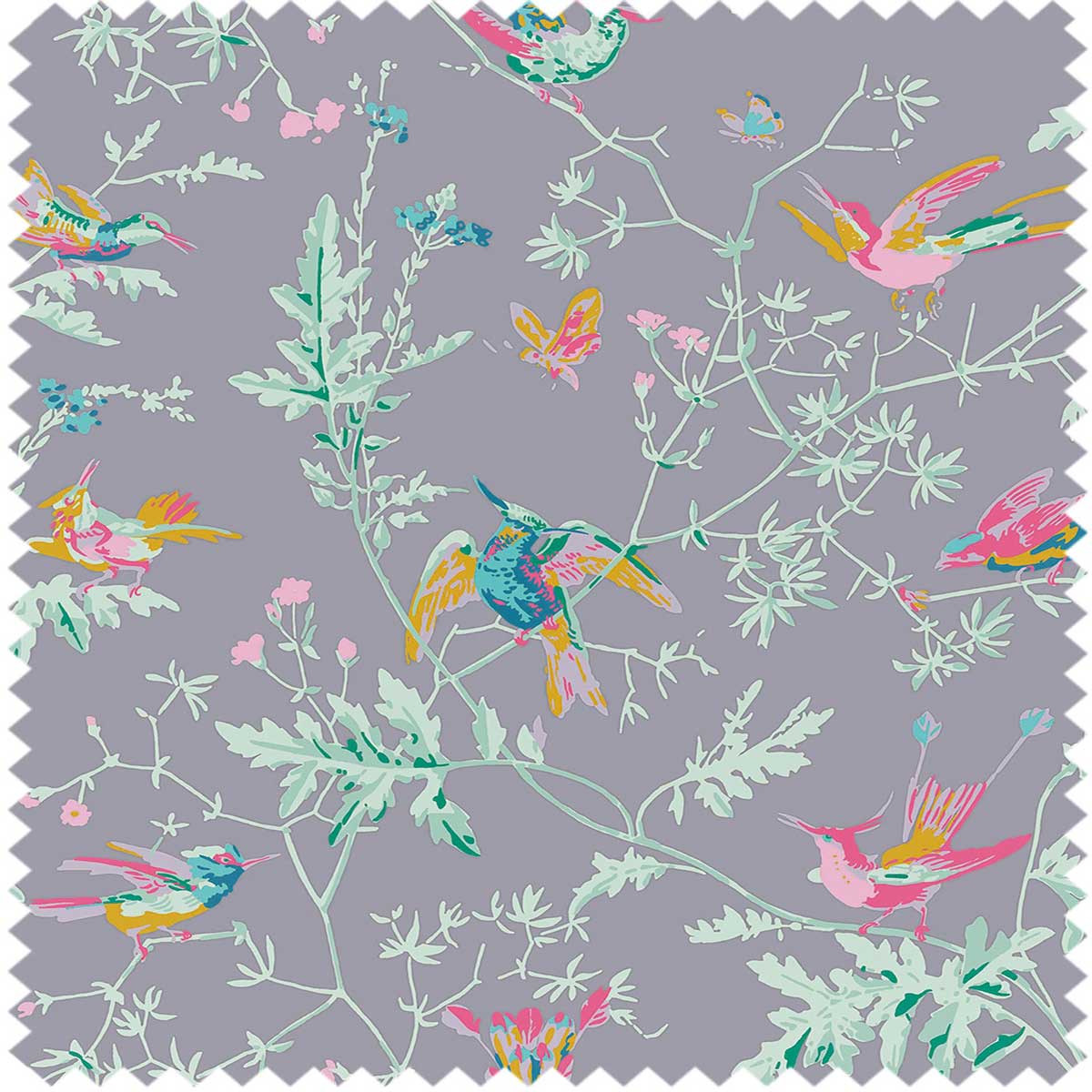 Hummingbirds 100% Silk