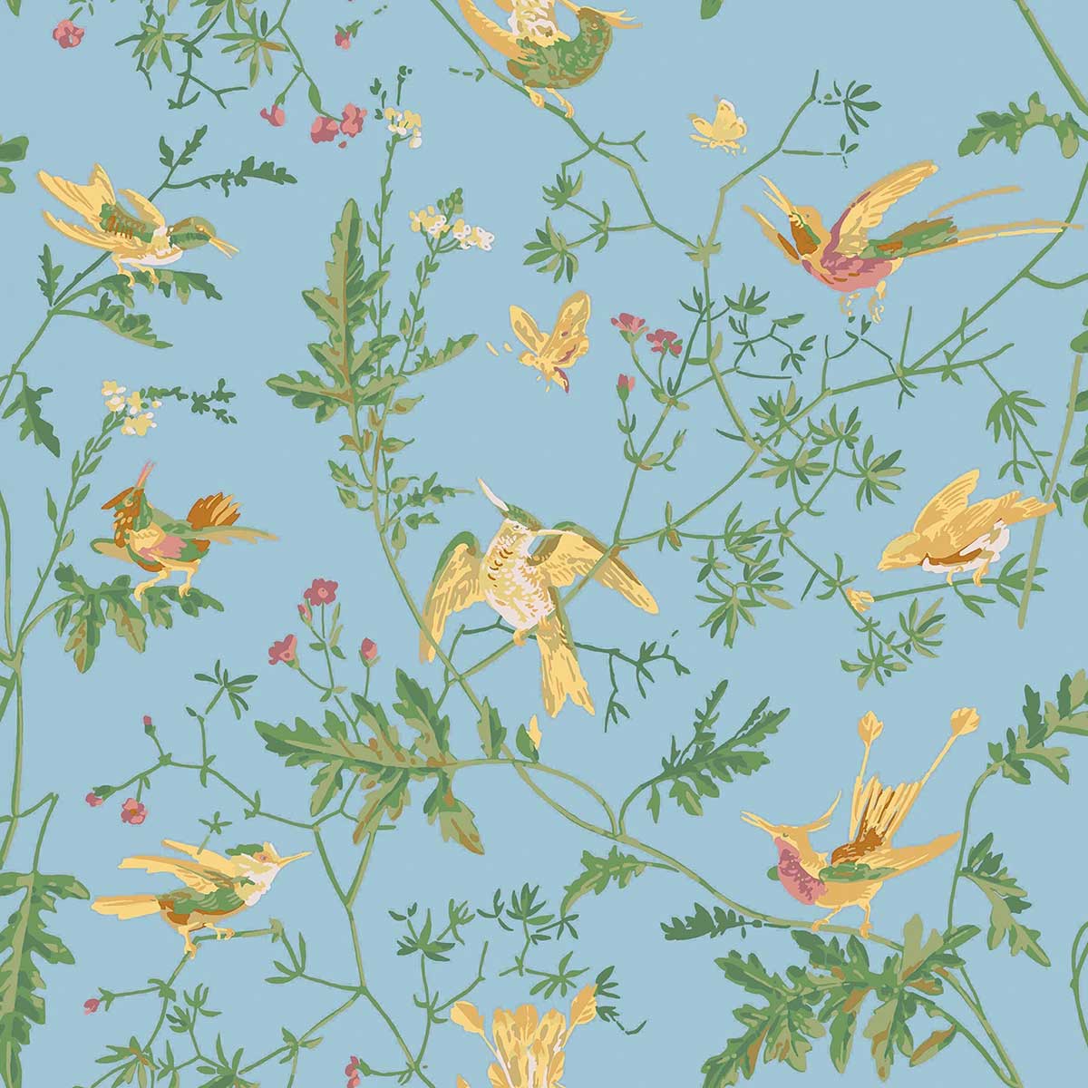 Hummingbirds Printed