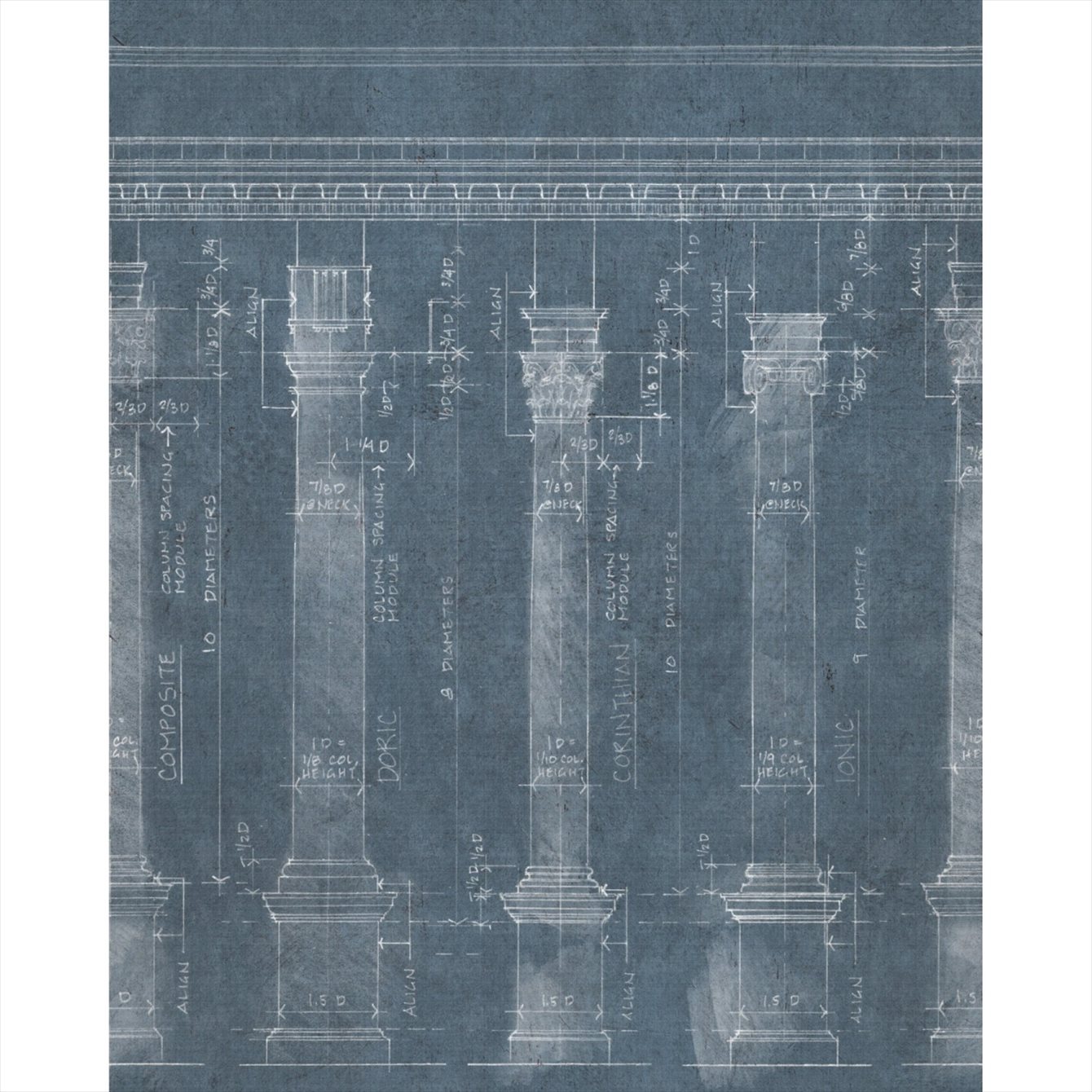 Colonnade Blue WP20023