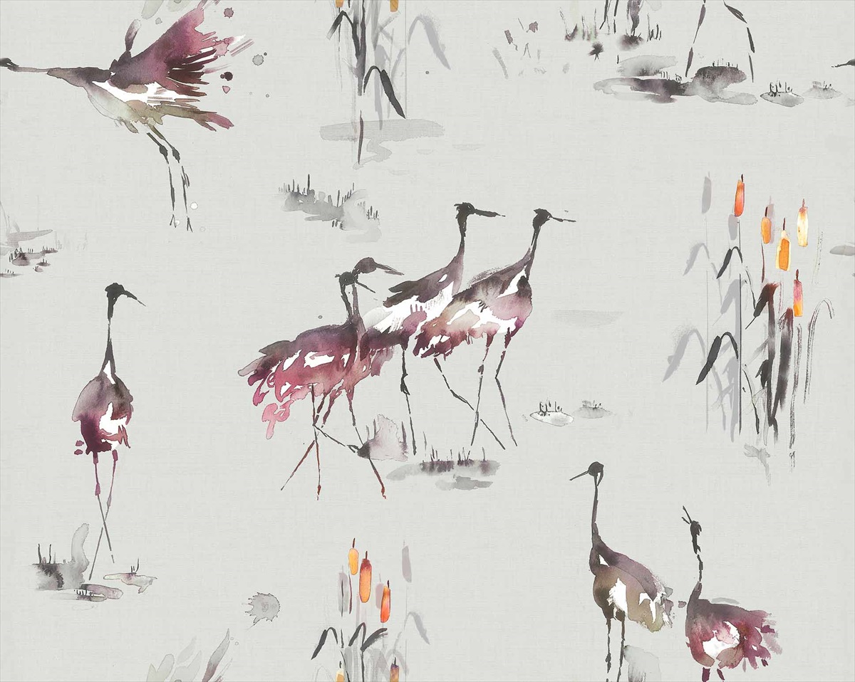 Kyoto Gardens Cranes Tourmaline