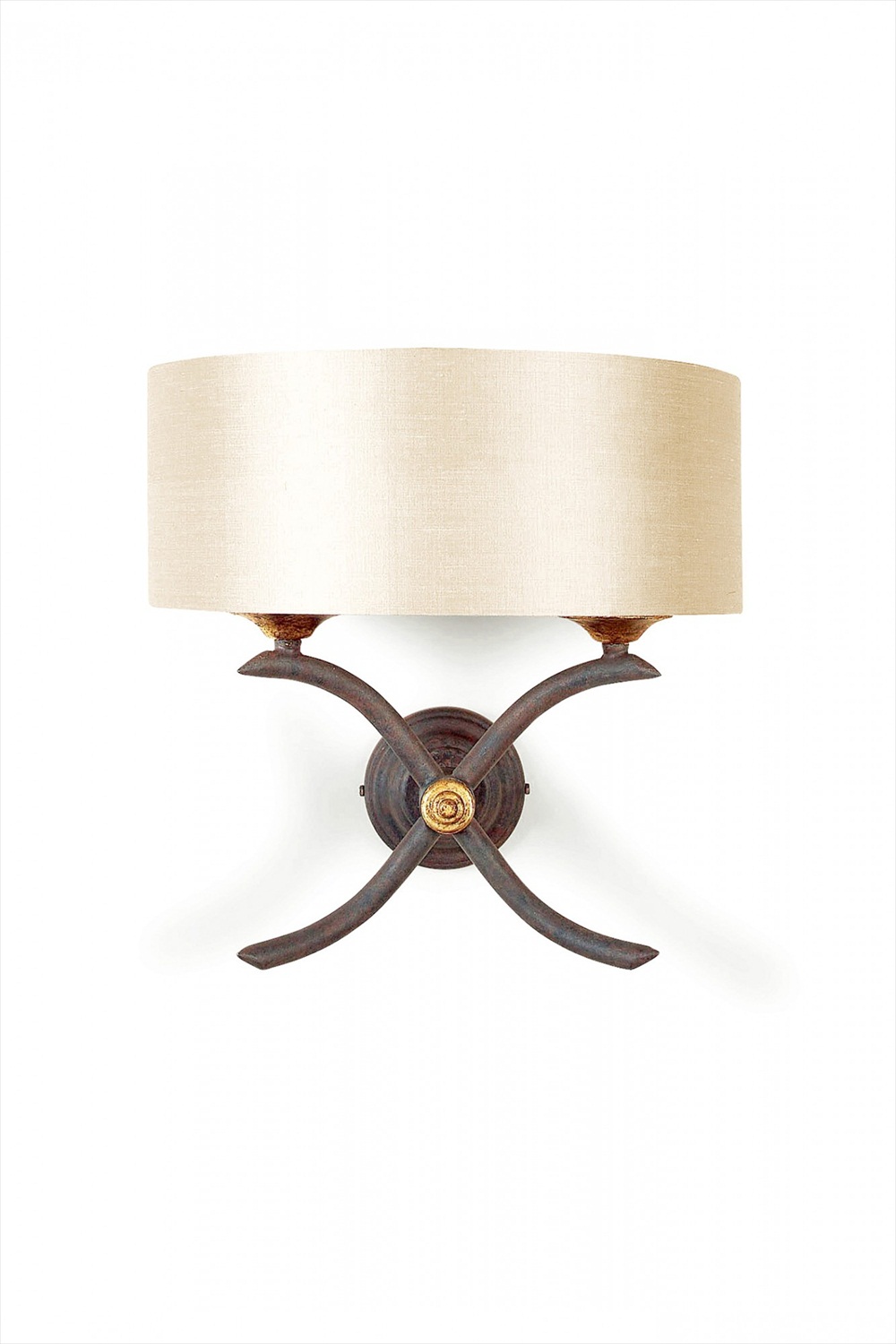 Cross Arm Wall Light TWL04 Rust Gold