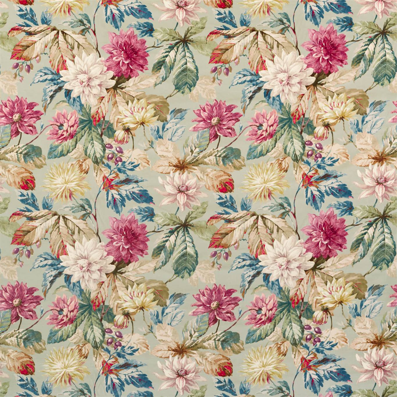 Dahlia and Rosehip Velvets 226532