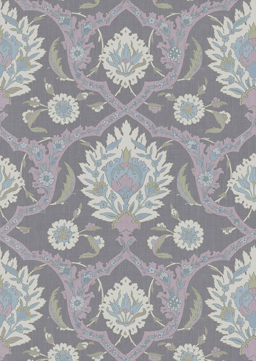 Damascus Amethyst Fabric