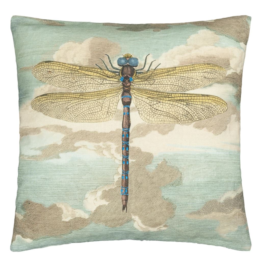 Dragonfly Over Clouds Sky Blue CCJD5008