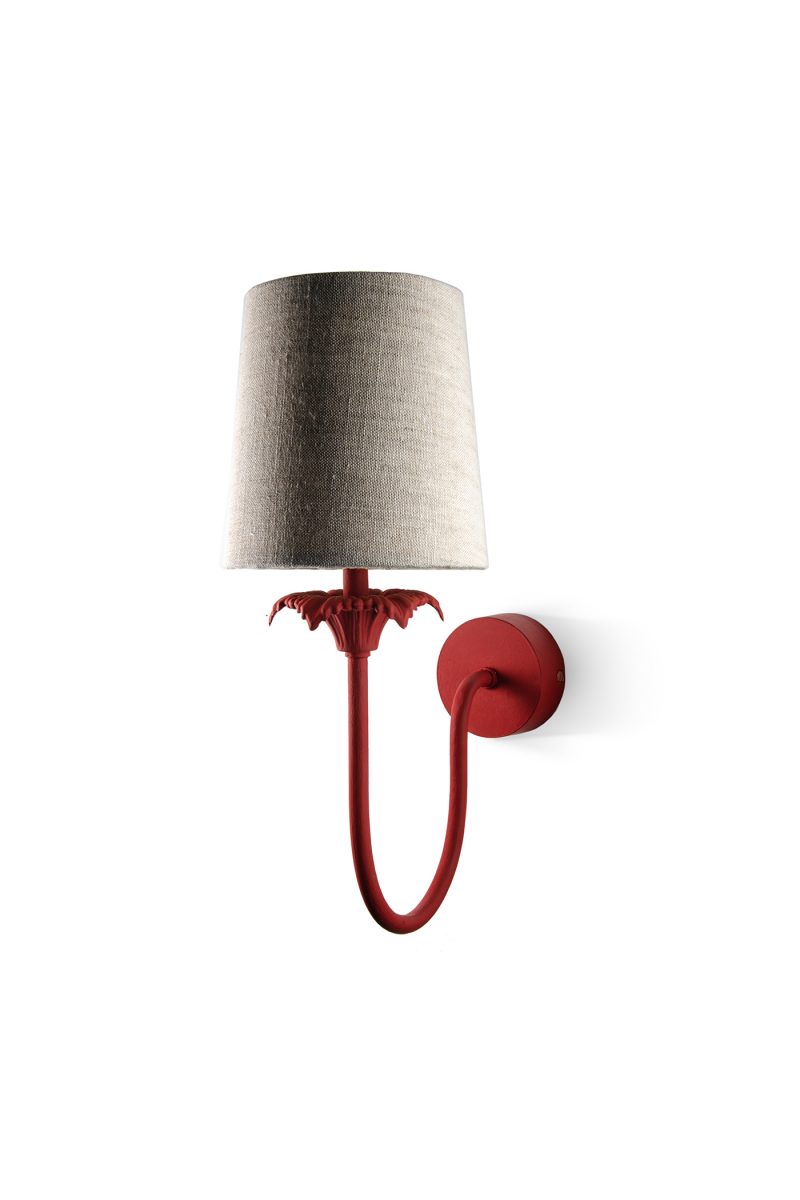 Edith Wall Light TWL118 Indian Red Lighting