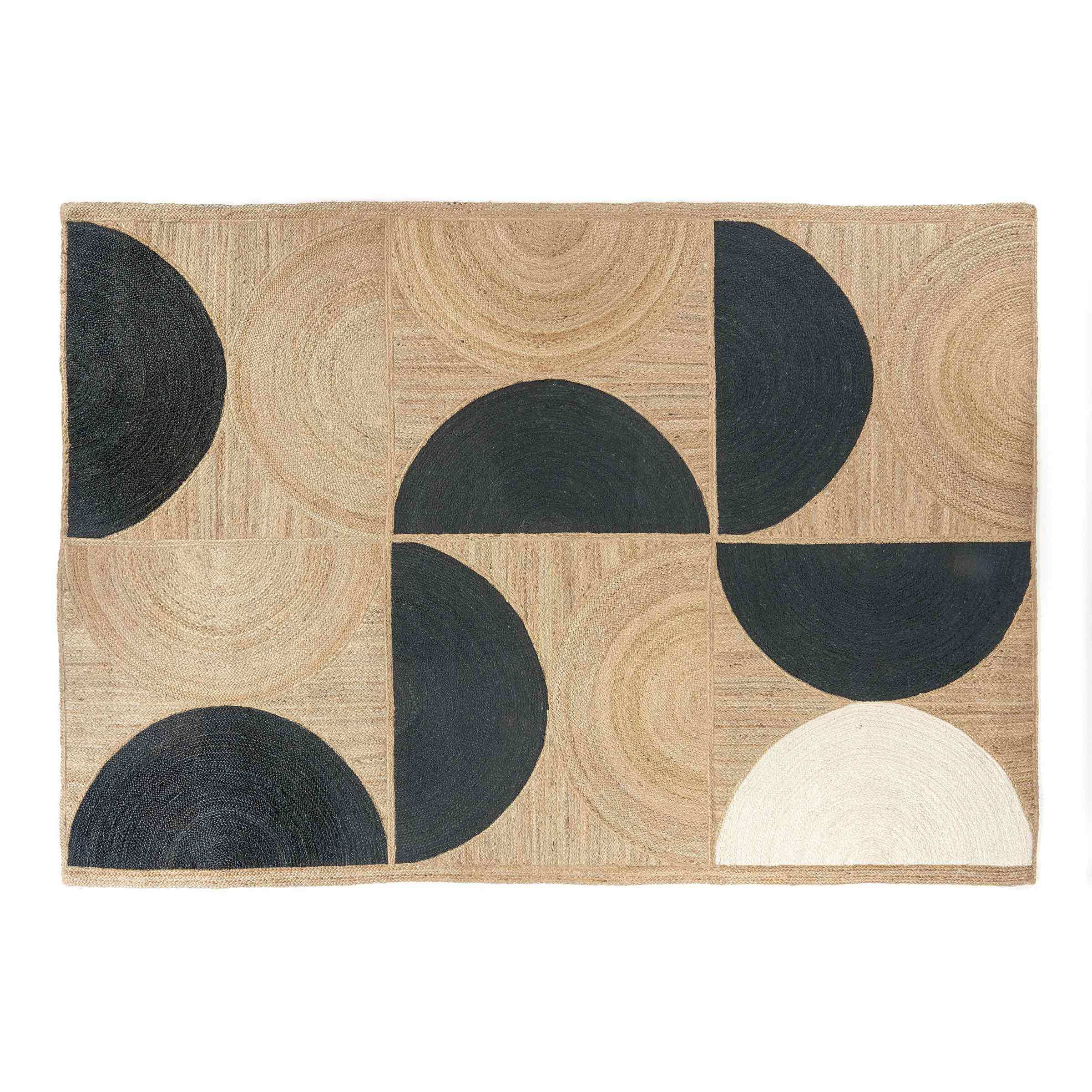 Rocky Black Rug
