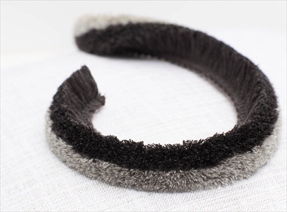 Fara Tassle Fringe Charcoal T76-08