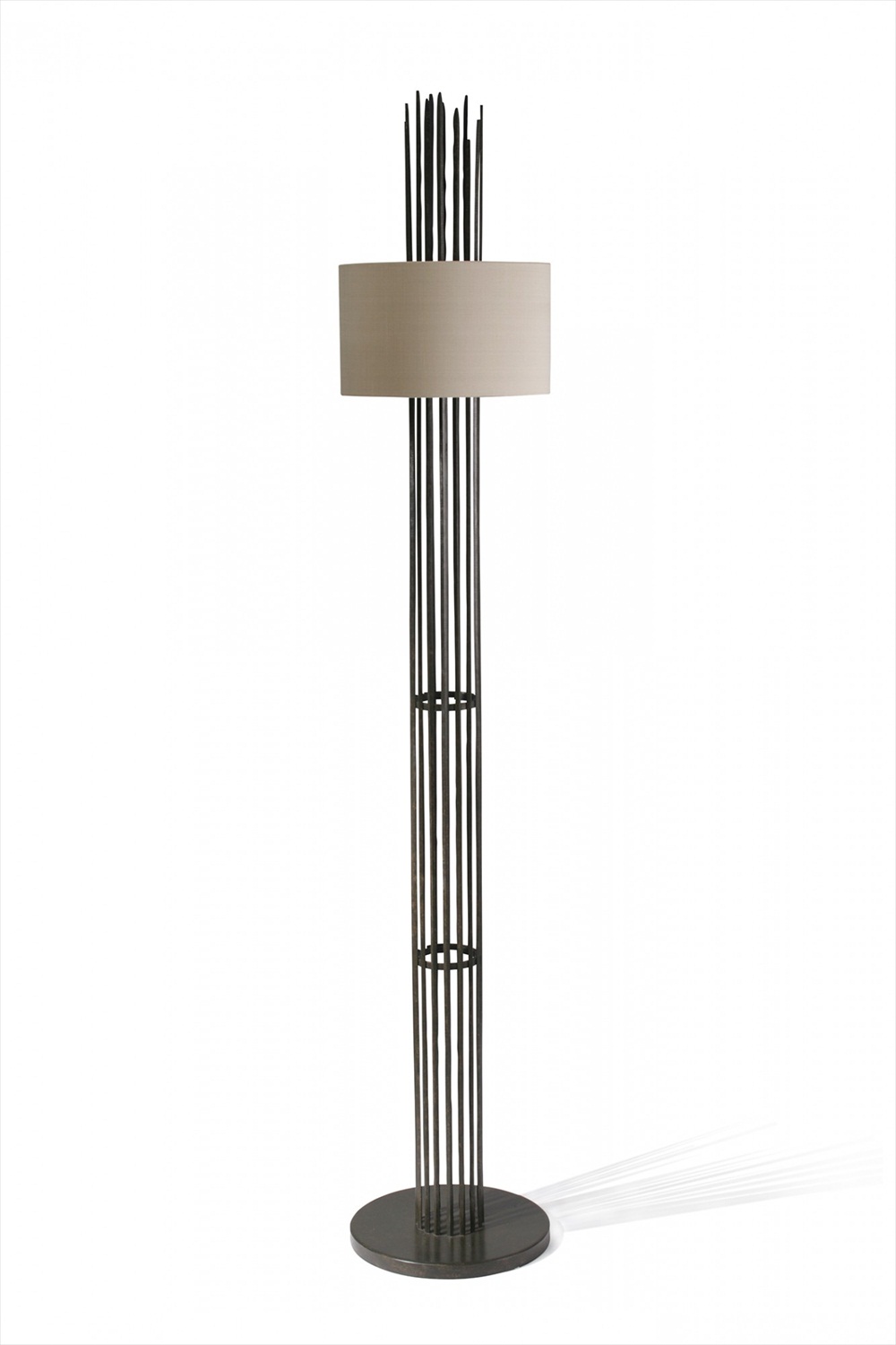 Flynn Caged Floor Lamp MFL31 Bronzed