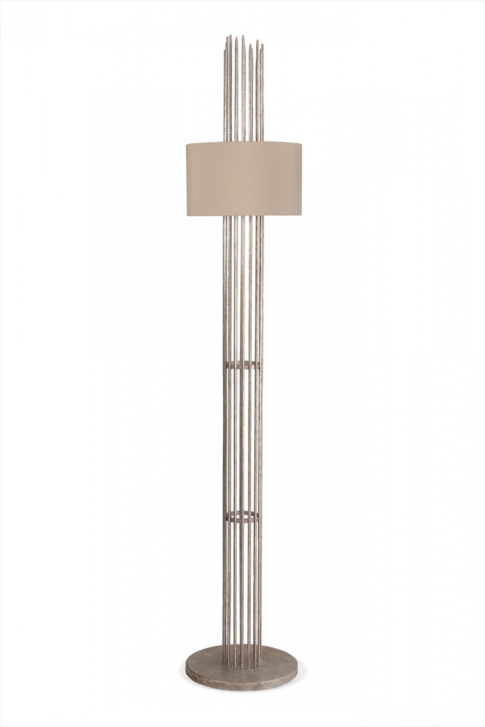 Flynn Caged Floor Lamp MFL31 Decayed Silver