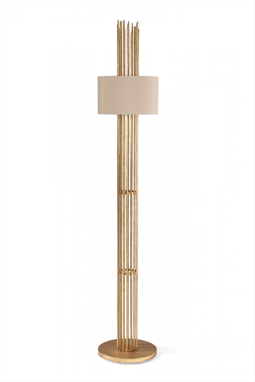 Flynn Caged Floor Lamp MFL31 Gold