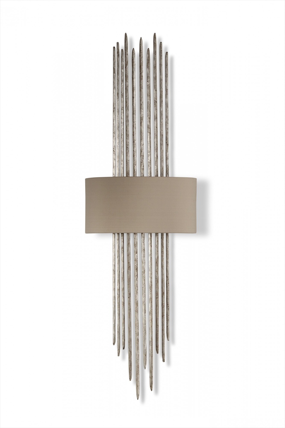 Flynn Caged Wall Light TWL38 Decayed Silver