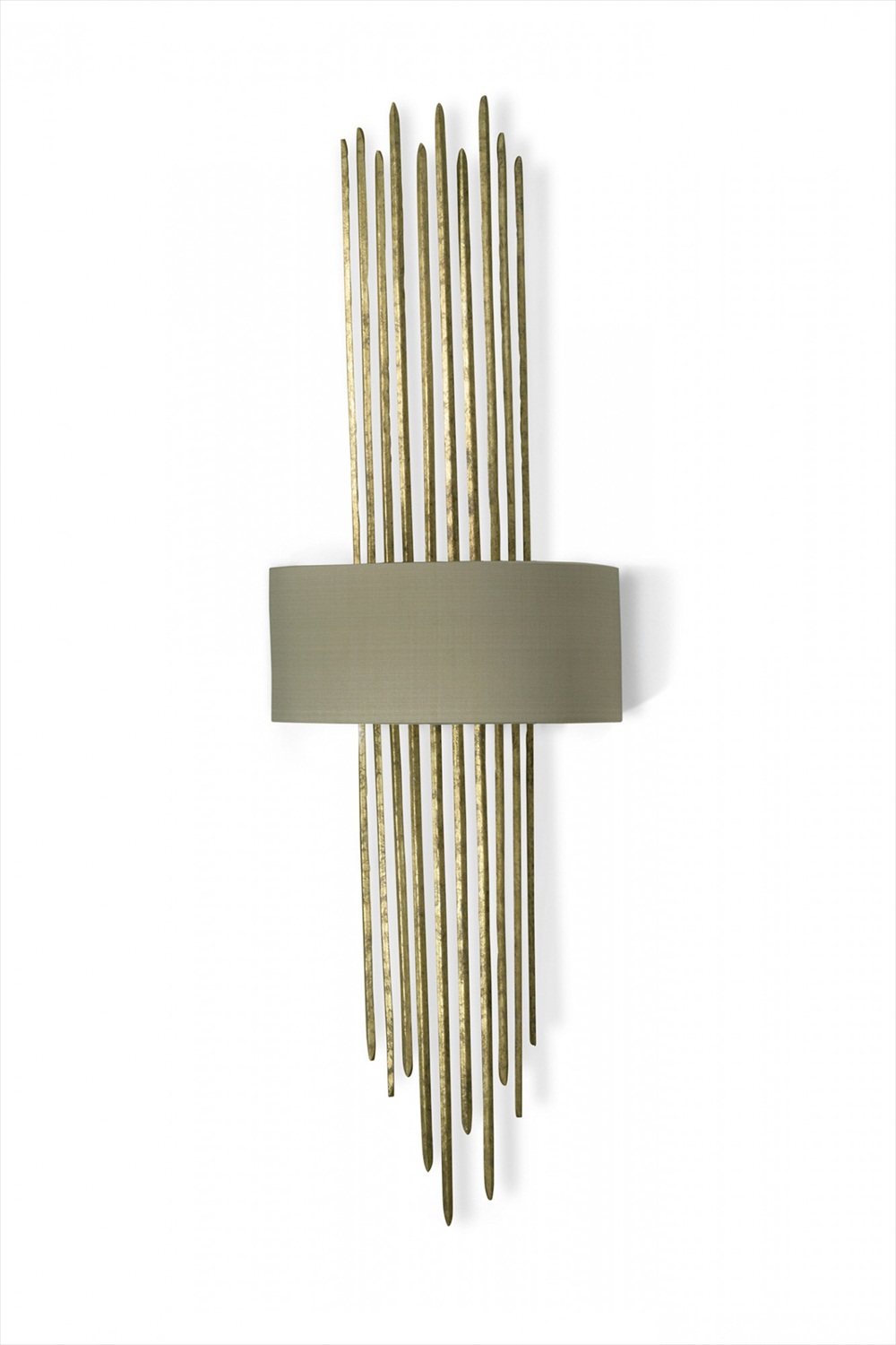 Flynn Caged Wall Light TWL38 White Gold