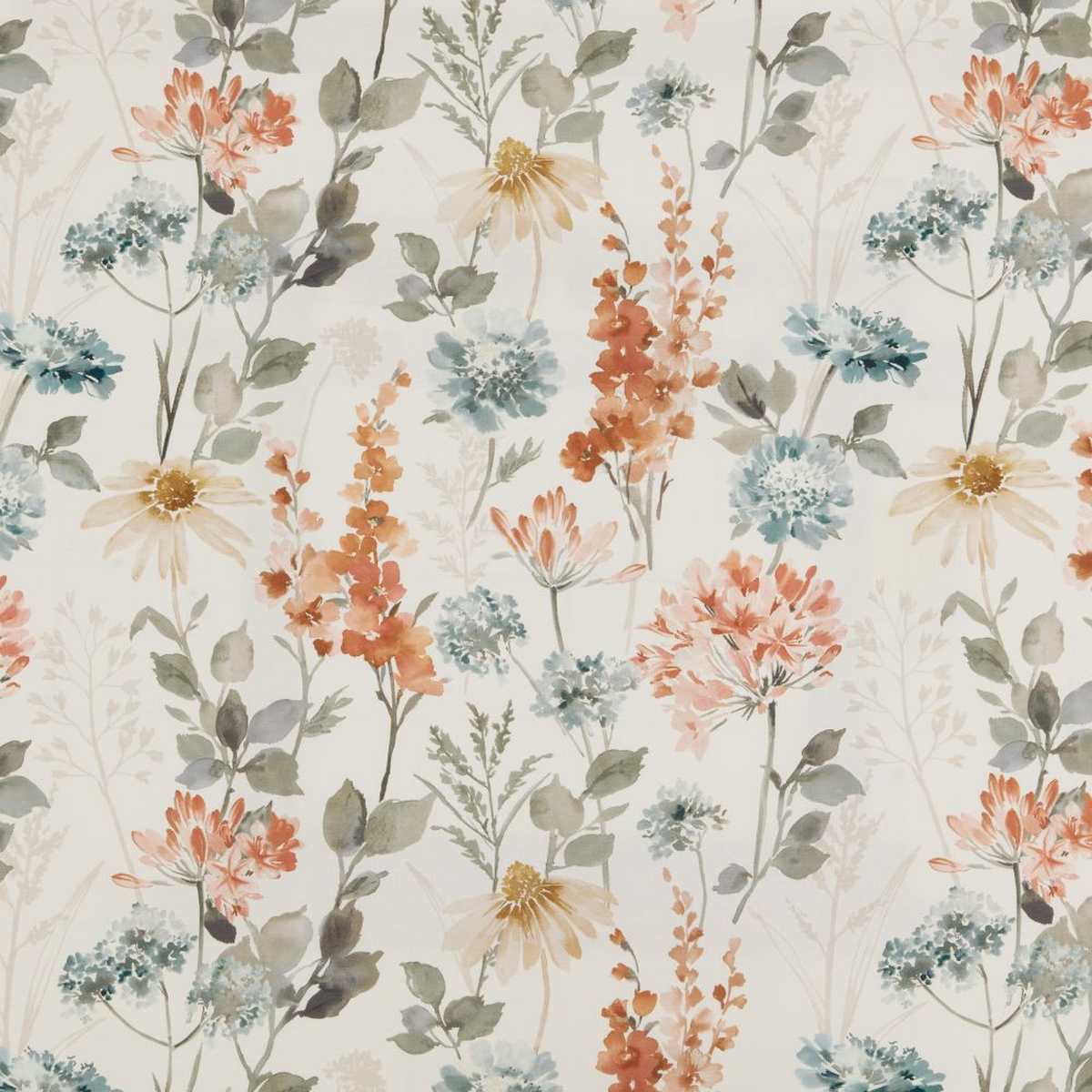 Wild Garden Cotton Coral