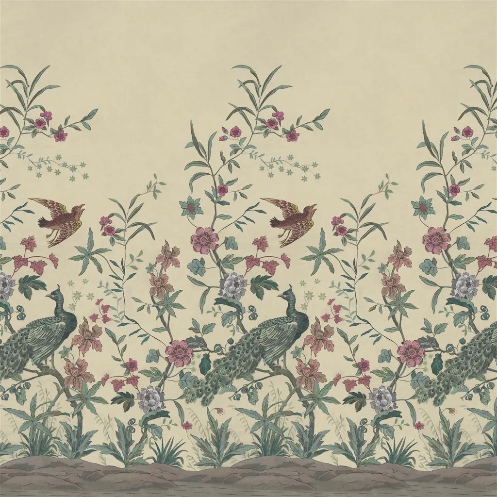 Peacock Toile Scene 1 PJD6013-03