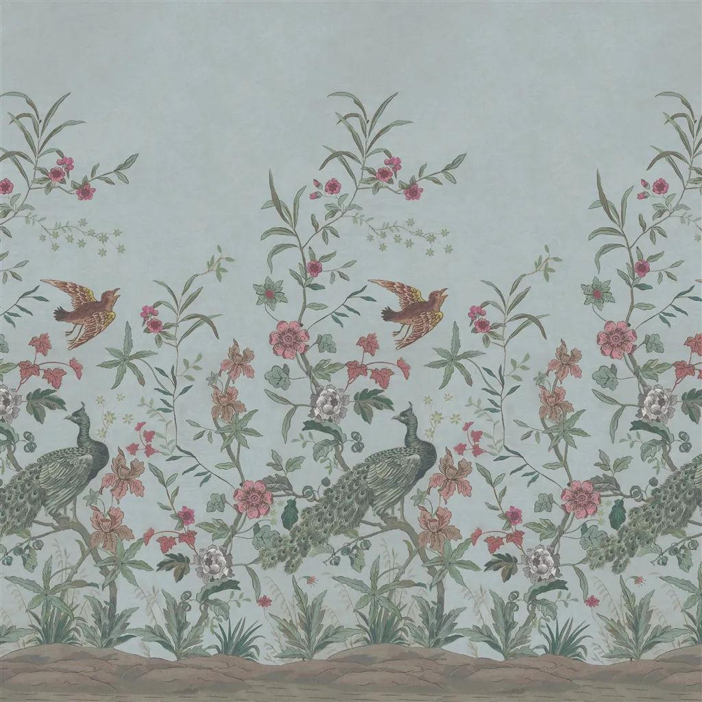 Peacock Toile Scene 1 PJD6013-02