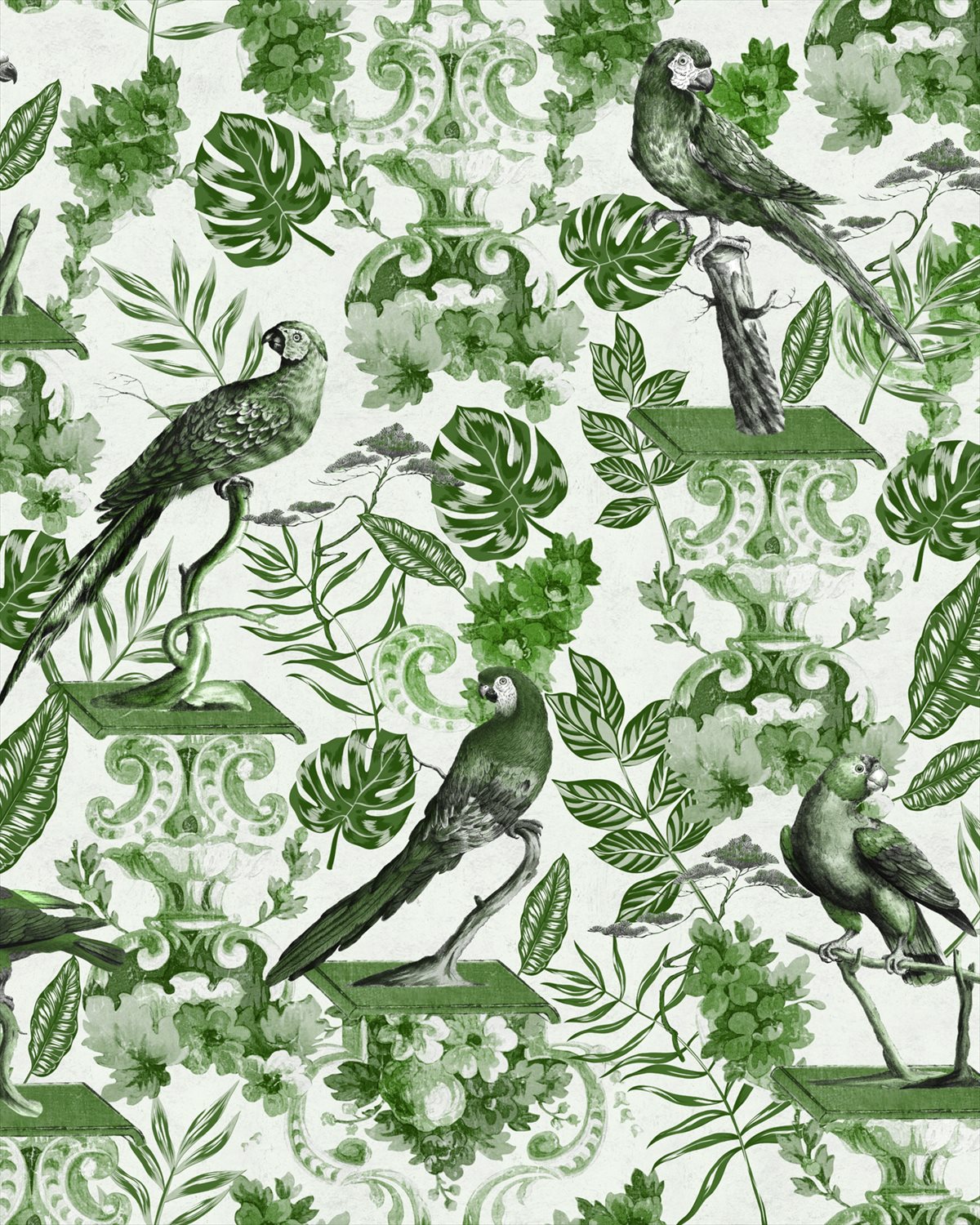 La Voliere Green WP20438