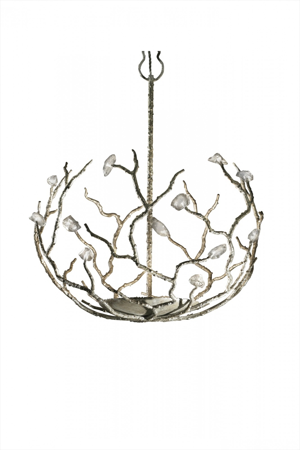Large Blossom Chandelier MCL18L Decayed Silver