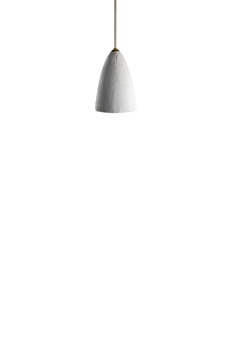 Large Ellory Pendant MCL69L Plaster White