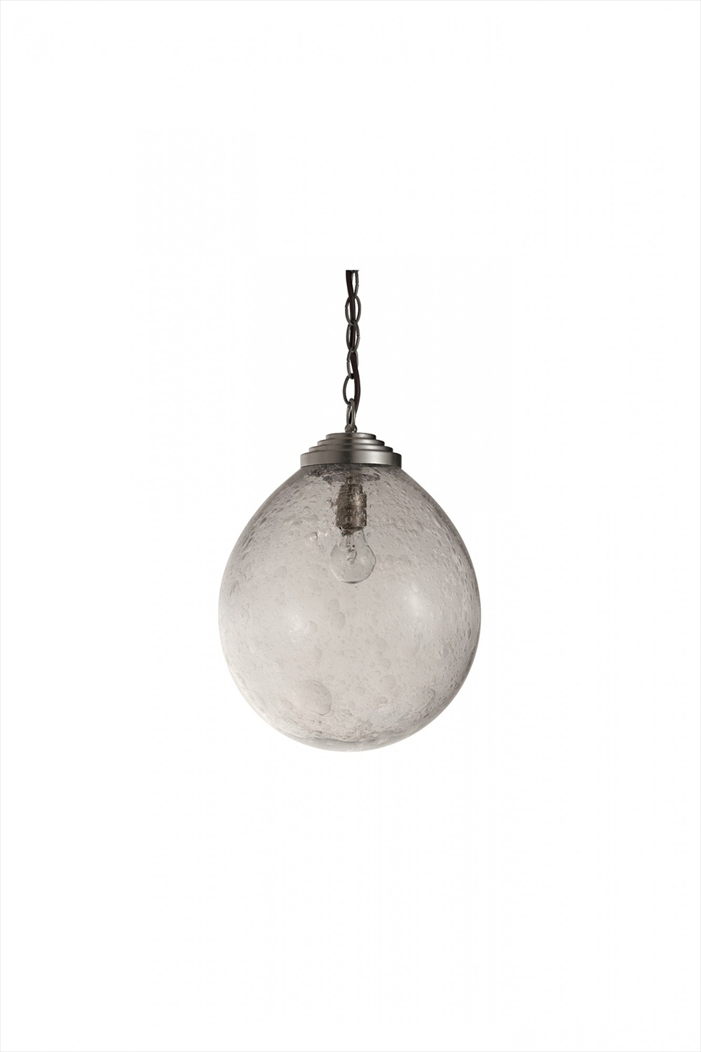 Large Orb Pendant MCL43L Bright Silver