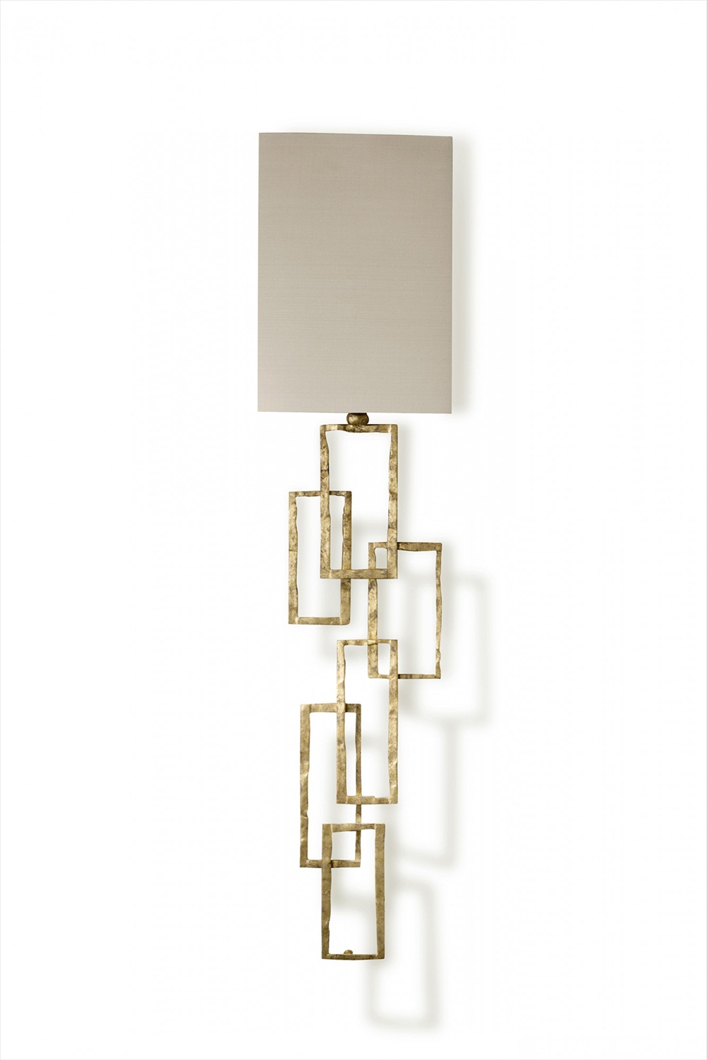 Large Salperton Wall Light TWL56L White Gold