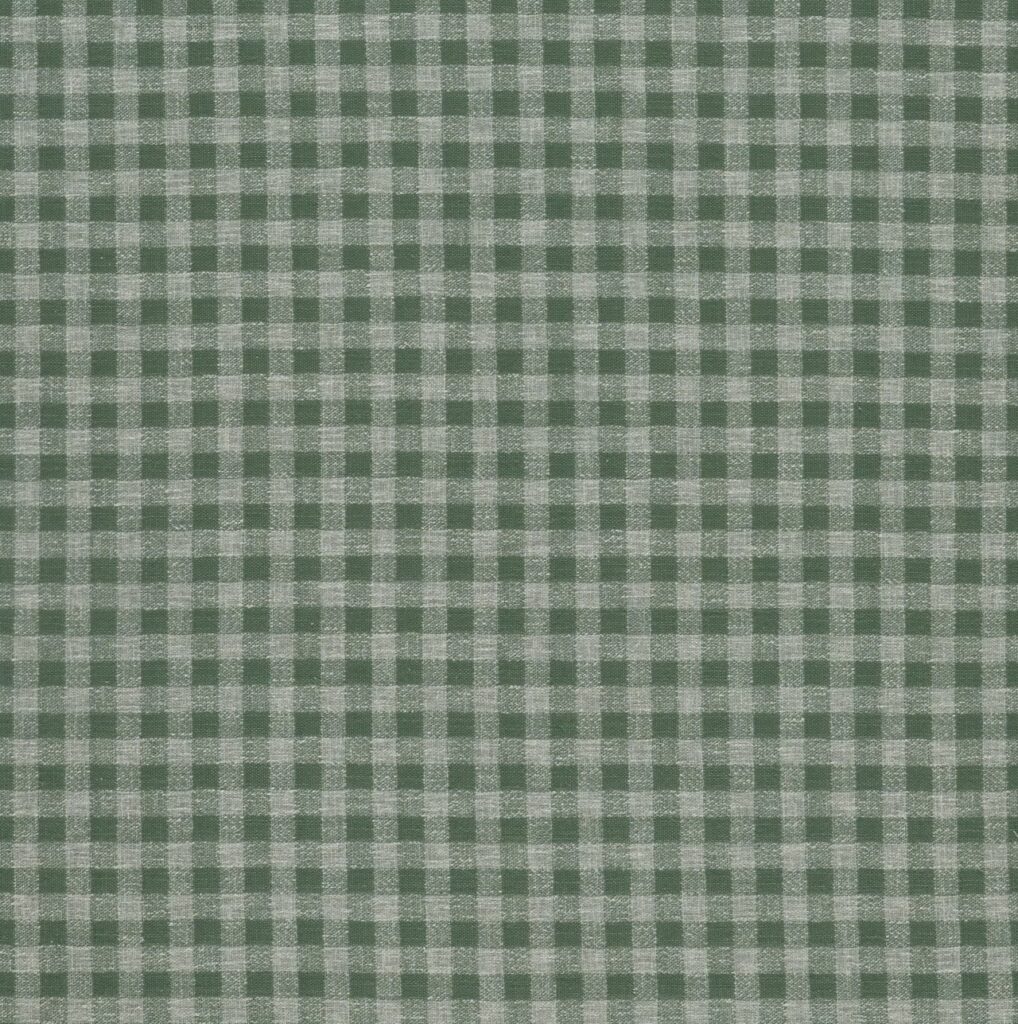 Gingham Bottle Green