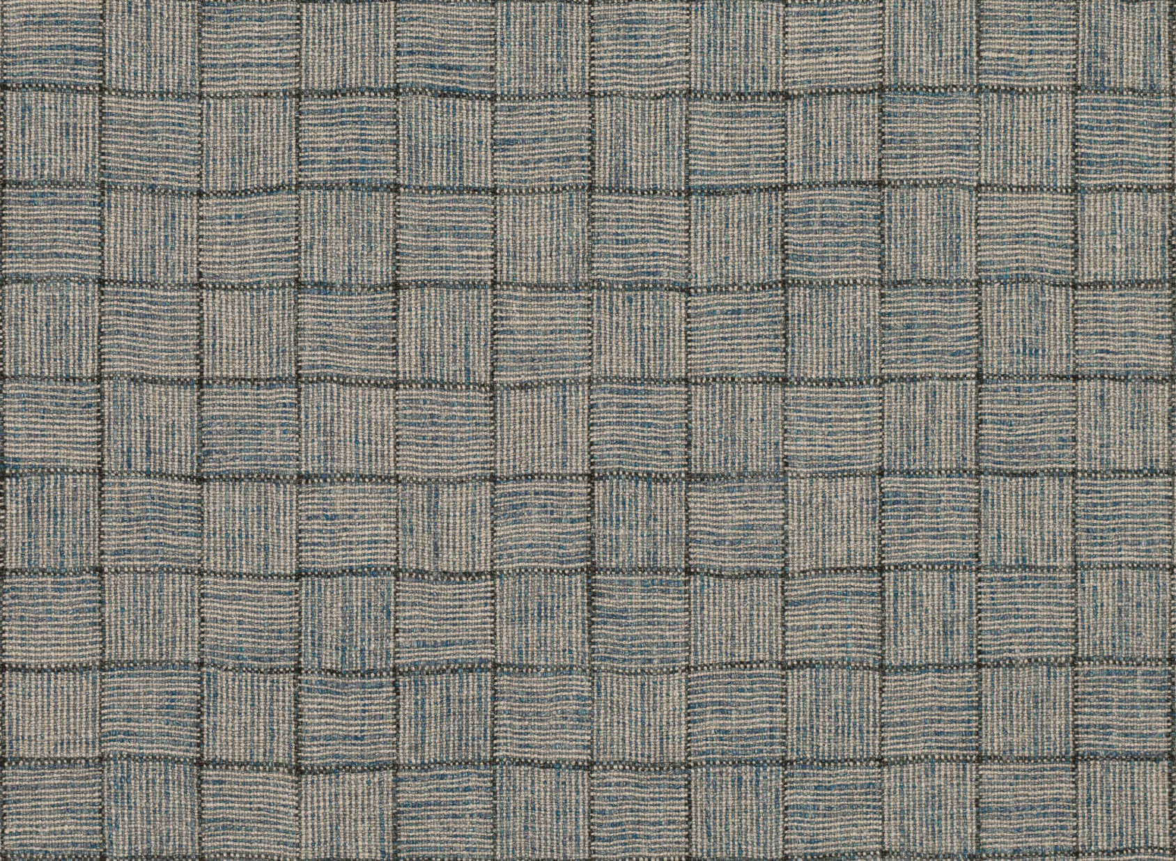 Crosshatch Check Atlantic M436-02