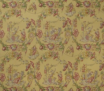 Marvic Cathay Toile 7251-2-mimosa