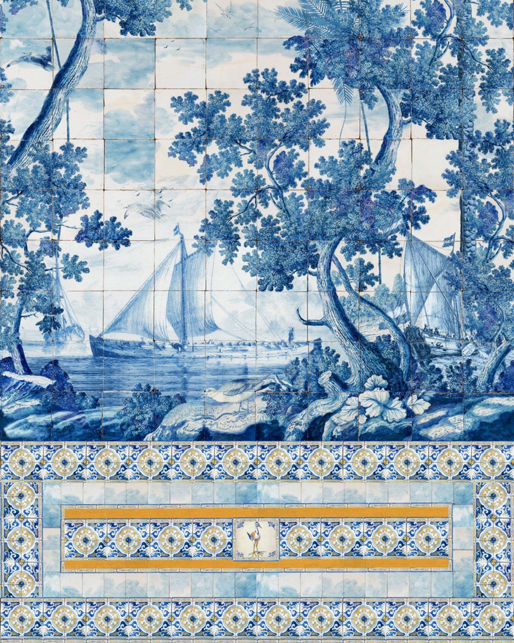 Azure Mural WP20560