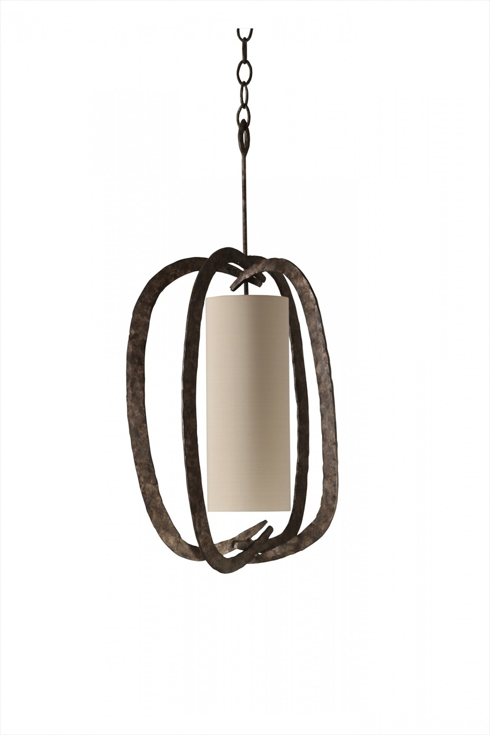 Miro Pumpkin Chandelier MCL33 Burnt Silver