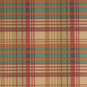 Modern Tartan FG059V87 Red Teal