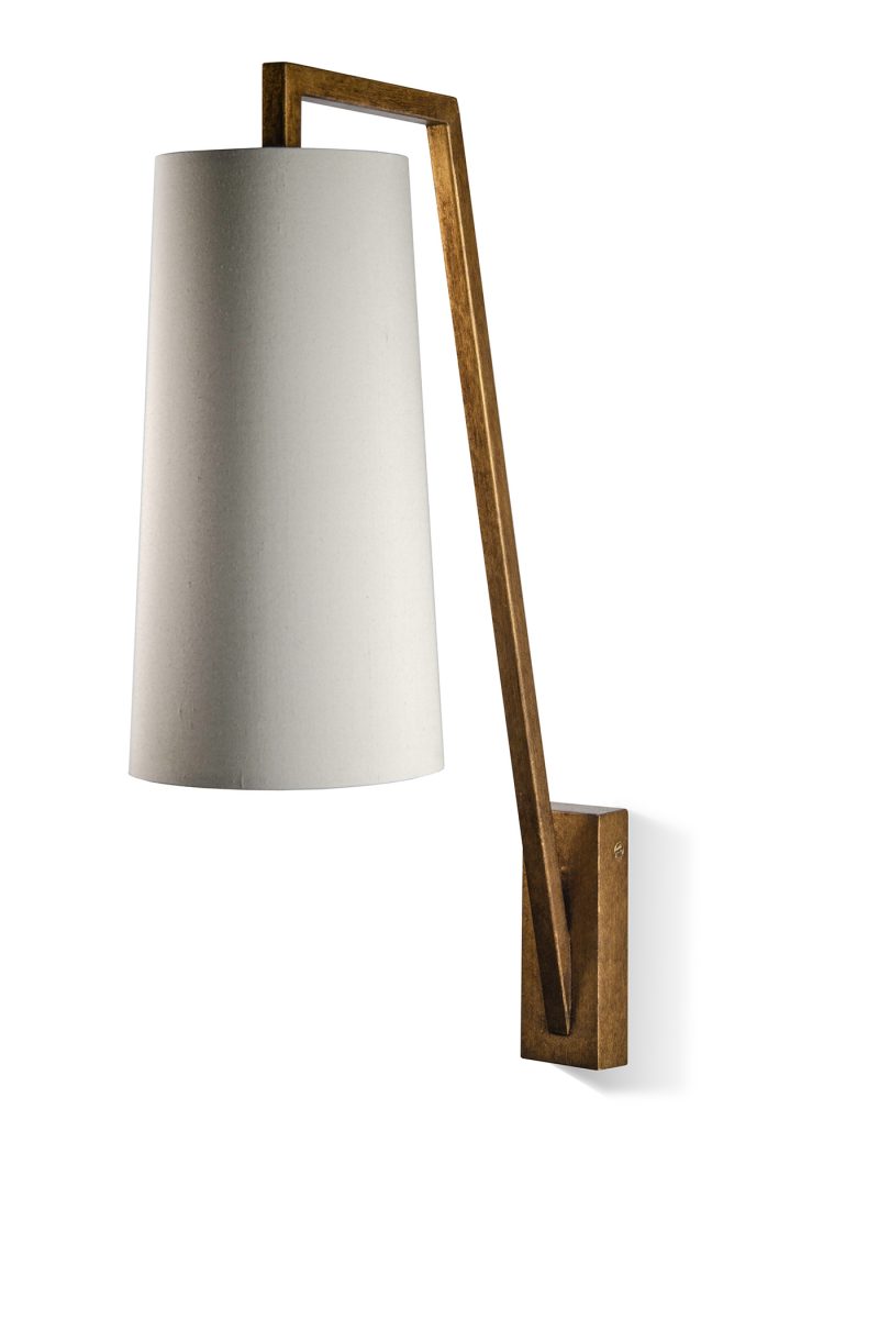 Monty Senior Wall Light TWL117SNR White Gold