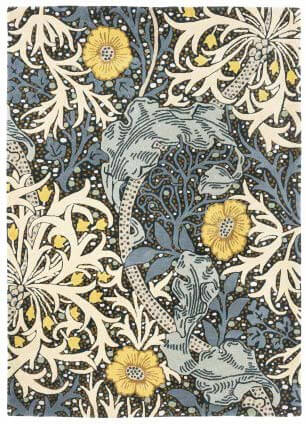 Seaweed Teal 127008 Rug