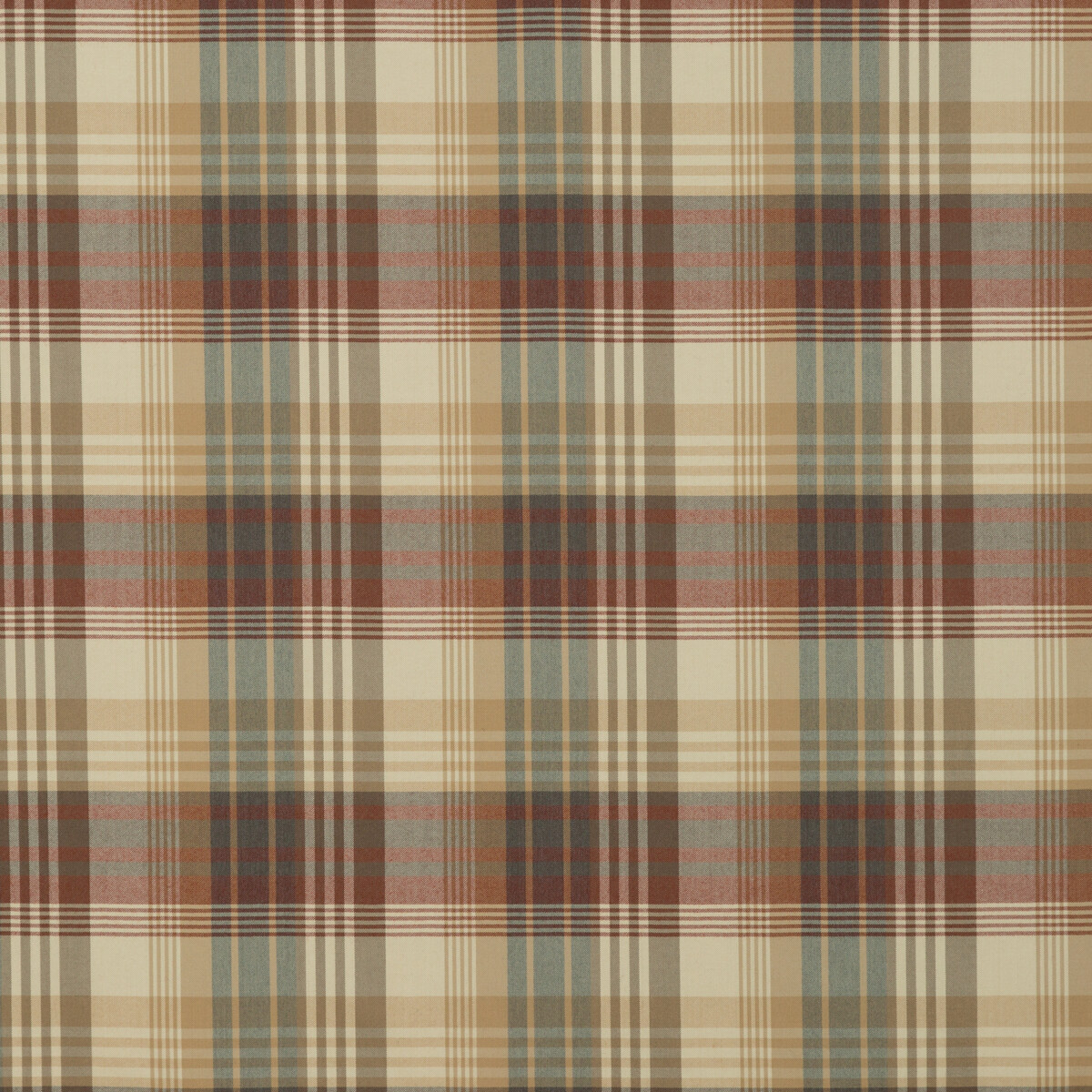Ancient Tartan Red Charcoal FD016-584V78