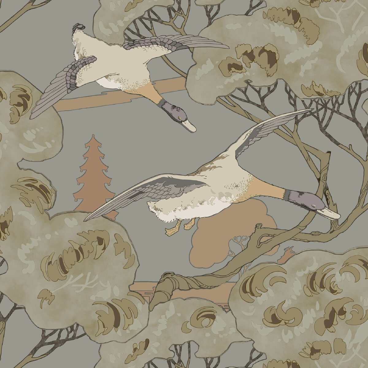 Grand Flying Ducks FG102-A116