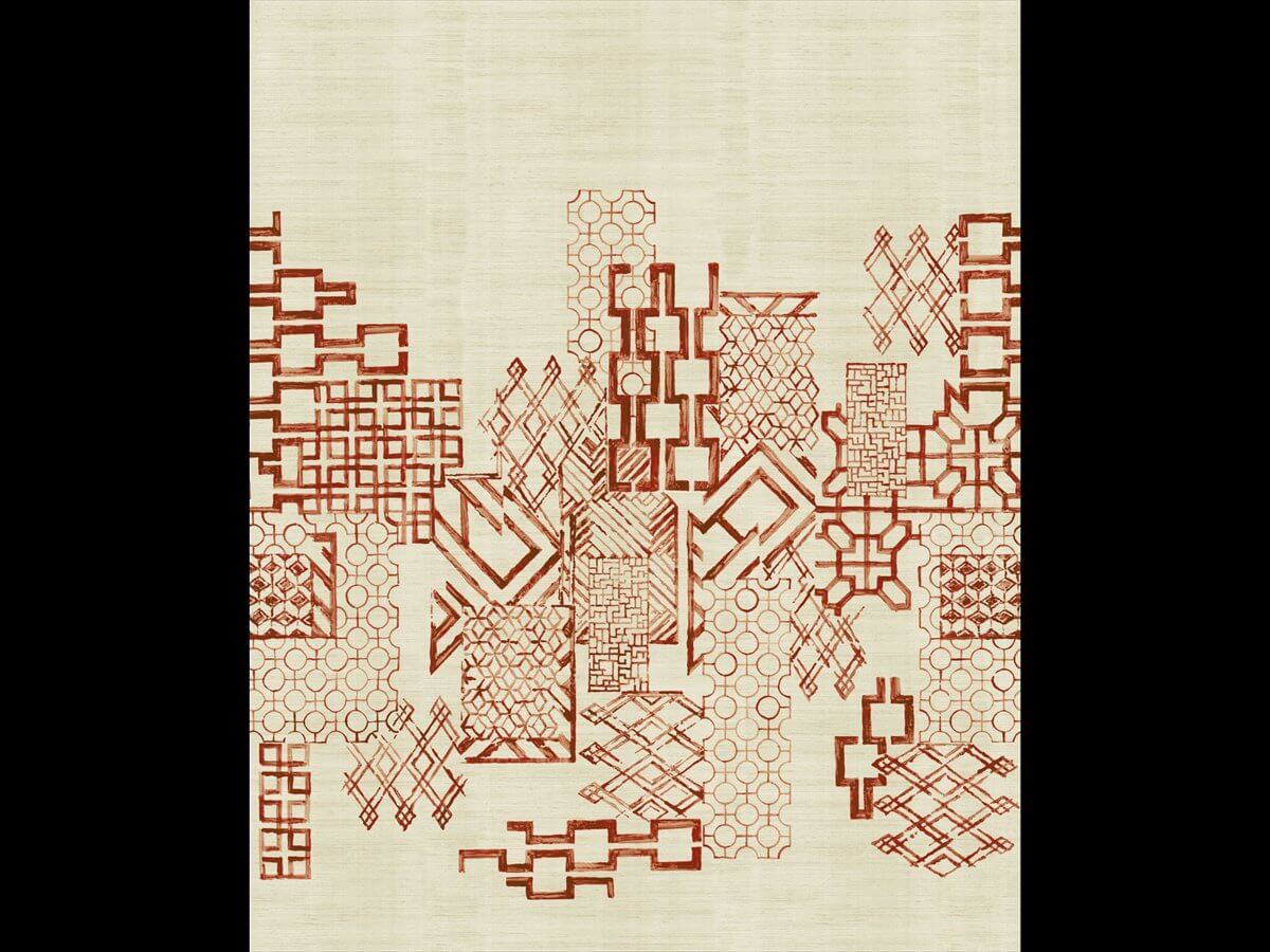 Portcullis Metallic Grasscloth 3 Drops N9021044-001