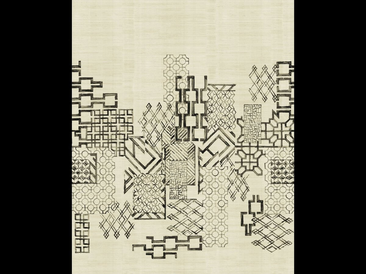 Portcullis Metallic Grasscloth 3 Drops N9021044-002