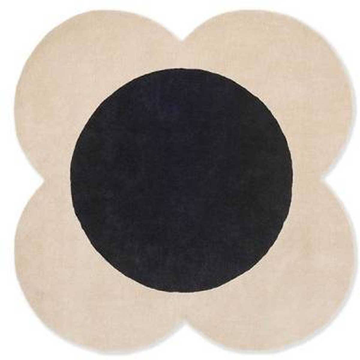Flower Spot Ecru Black 158409 Rug