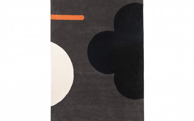 Geo Flower Graphite 60605 Rug