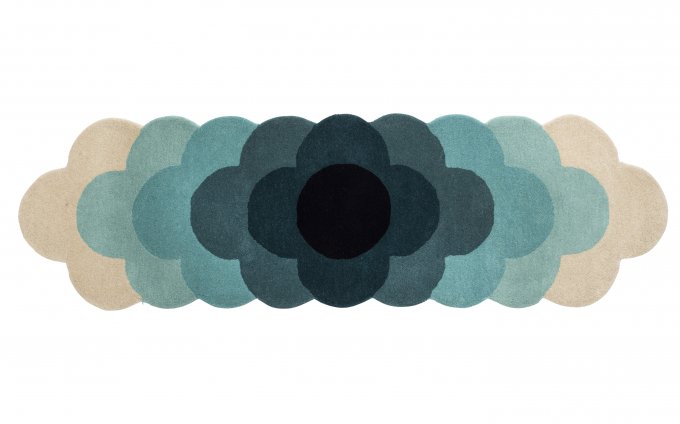 Optical Flower Teal 61207 Rug