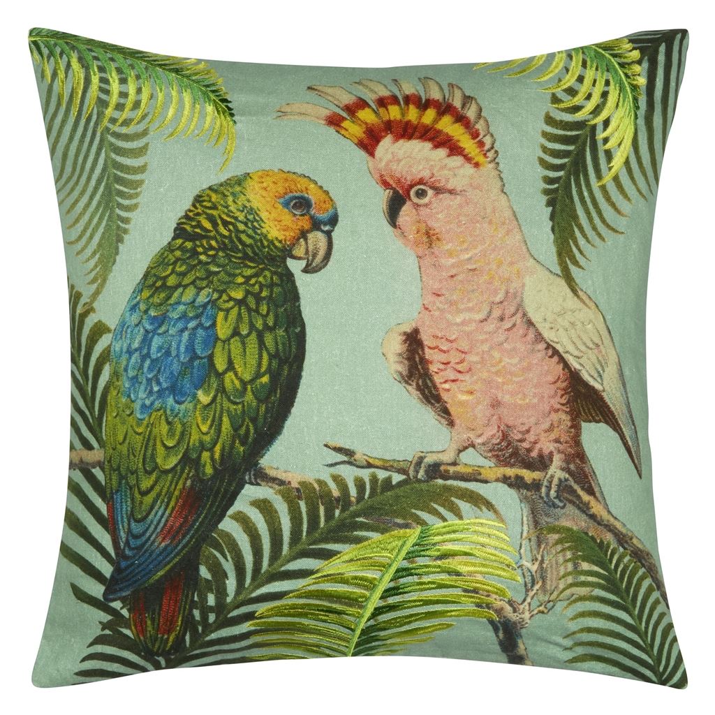 Parrot And Palm Azure CCJD5025
