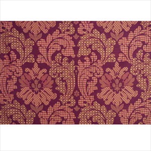 Patchwork Damask Silk Red Gold FD591V102